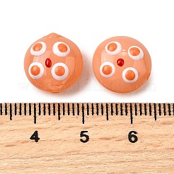 Transparent Glass Enamel Beads&nbsp;LAMP-S079-01B