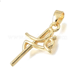 Brass Pendants&nbsp;KK-C263-11G