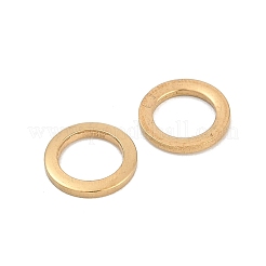 イオンプレーティング（IP）304ステンレス鋼リンクリング  リング  18KGP本金メッキ  8x1mm&nbsp;STAS-F187-51G-8MM