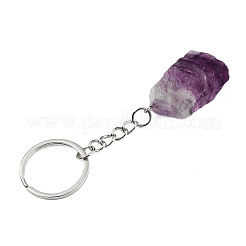 Nuggets Natural Fluorite Keychain&nbsp;G-N0326-101