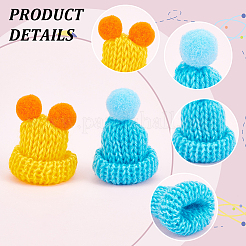 60Pcs 2 Style Handmade Wool Woven Hat Decoration&nbsp;AJEW-NB0005-60