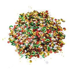 Christmas Theme Plastic Sequins Beads&nbsp;KY-C014-09