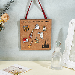 Wall Mounted Brooch Jewelry Display Cork Tray&nbsp;AJEW-WH0709-147F