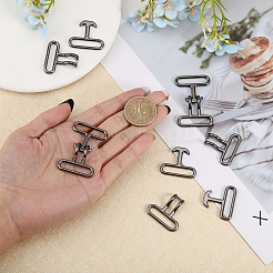 Alloy Snap Lock Clasps&nbsp;FIND-CA0008-42A-B