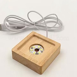 Square Solid Wood Base for Crystal Stones&nbsp;JX333A