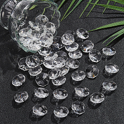50Pcs Octagon Sew on Glass Rhinestone&nbsp;GLAA-SP0001-83A-02