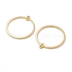 Brass 2-Loop Link Pendants&nbsp;X-KK-V003-08