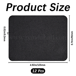 12Pcs Iron on/Sew on Imitation Jean Cloth Repair Patches&nbsp;FIND-GF0005-94A