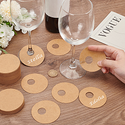 Paper Wine Glass Charms&nbsp;AJEW-WH0009-60A-02