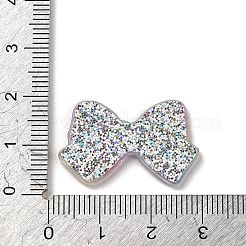 カラフルなアクリルプラスチックカボション  蝶結び  17.5x28x2mm&nbsp;OACR-R269-07F