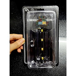 1:12 ドールハウス ミニ LED カラー フロアランプ バッテリー バージョン  カラフル  120x38mm&nbsp;PW-WG69177-01