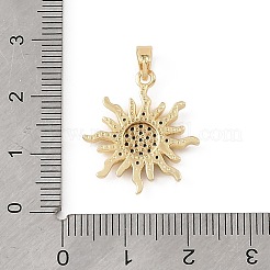 Brass & Rhinestone Pendants&nbsp;RB-CBA4B36-02G-02