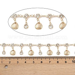 Brass Shell Shape Link Chains&nbsp;CHC-H115-01G