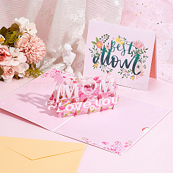 2 Sets 2 Styles Mother's Day 3D Pop Up Paper Greeting Card for Birthday Day&nbsp;AJEW-GA0006-97