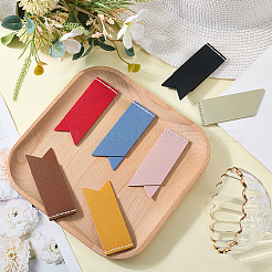 7Pcs 7 Colors PU Leather Bookmarks&nbsp;AJEW-CL0001-21