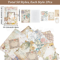 1Set Scrapbook Paper Pads&nbsp;DIY-SP0007-93B