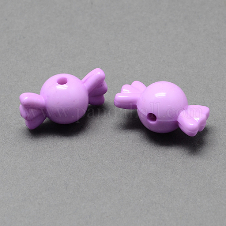 Solid Color Acrylic Beads&nbsp;SACR-R808-03-1
