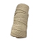 Cotton String Threads for Crafts Knitting Making, PeachPuff, 3mm, about 109.36 Yards(100m)/Roll
