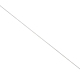 ポリエステル弾性コード  調節可能な弾性コード  ラウンド  銀  1mm  約65m /ロール&nbsp;EC-WH0025-09F-2