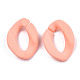 Opaque Spray Painted Acrylic Linking Rings&nbsp;X-OACR-S036-001A-I13-3
