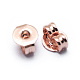 Brass Ear Nuts&nbsp;KK-I641-01RG-2