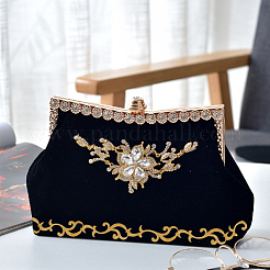 3.8m エスニック スタイル アイロン接着/縫い付け 刺繍 花 ポリエステル レース トリム リボン  衣服の装飾用  ゴールド  1-5/8インチ（41mm）  約4.16ヤード（3.8m）/ pc&nbsp;OCOR-WH0070-121A