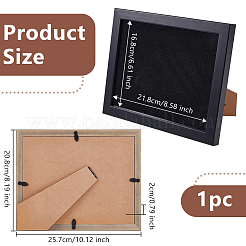 Desktop Wood Medal Badge Display Frame Cases&nbsp;ODIS-WH0331-16