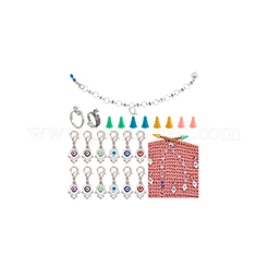 35Pcs Hamsa Hand with Evil Eye DIY Knitting Tool Sets&nbsp;HJEW-NB00061