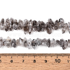 天然ハーキマーダイヤモンドビーズ連売り  ナゲット  7~17x2~7x2~7mm  穴：0.7mm  約101~107個/連  15.75~16.14インチ（40~41m）&nbsp;G-T144-A08-01