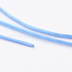 韓国の平らな弾性結晶ストリング  弾性ビーズ糸  ストレッチブレスレット作り用  藤紫色  0.5mm  約450.57ヤード（412m）/ロール&nbsp;EW-G005-0.5mm-27