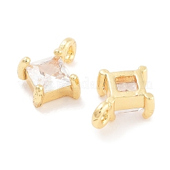Brass with Cubic Zirconia Pendants&nbsp;KK-P271-41G-B