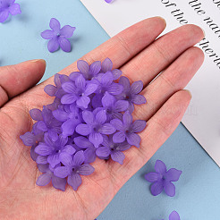 Frosted Acrylic Bead Caps&nbsp;MACR-S371-05A-747