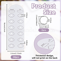 60Pcs Colored Paper Card&nbsp;DIY-OC0015-25