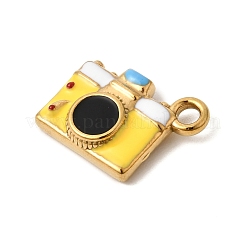 304 Stainless Steel Enamel Pendants&nbsp;STAS-G386-03G-02