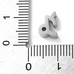 星座 304 ステンレススチール チャーム  山羊座  9.5x7x3mm  穴：2mm&nbsp;LS-STAS-U038-01P-10