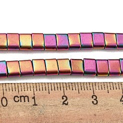 Electroplated Non-magnetic Synthetic Hematite Beads Strands&nbsp;G-C106-B02-01B
