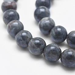 Natural Marble Beads Strands&nbsp;G-K211-6mm-B