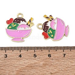 Alloy Enamel Pendants&nbsp;AL-CBA4666-02H