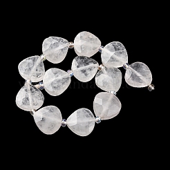 Natural Quartz Crystal Beads Strands&nbsp;G-P570-E21-02