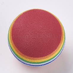 エヴァレインボーカラーアクティビティ面白いボール  ラウンド  カラフル  35mm&nbsp;AJEW-TZ0001-02A