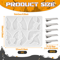 Iron Alligator Hair Clips Findings&nbsp;PHAR-TA0001-17