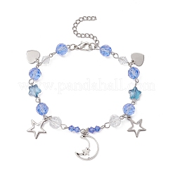 Glass Beaded Bracelets&nbsp;BJEW-JB11610-01