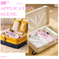 10Pcs Polyester Ballet Shoes Storage Drawstring Pouches Packaging Bags&nbsp;ABAG-GO0001-27