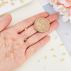 真鍮チューブベイル60色3個  ループベイル  カドミウムフリー＆鉛フリー  バレル  ミックスカラー  6x3.8x3mm  穴：1.2mm  20個/カラー&nbsp;KK-FH0005-40