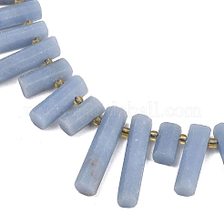Natural Angelite Beads Strands&nbsp;G-F829-A10-01
