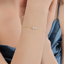 925スターリングシルバースプリングリングの留め金  リング  スタンプ925個付き  18KGP本金メッキ  7x6x1mm  穴：1.5mm  20個/セット&nbsp;STER-BBC0007-81G-01