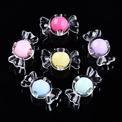 Transparent Acrylic Beads&nbsp;TACR-N011-002A-01