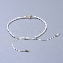 Nylon Thread Braided Beads Bracelets&nbsp;BJEW-JB04346-09