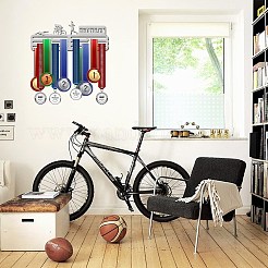 Custom Fashion Iron Medal Hanger Holder Display Wall Rack&nbsp;ODIS-WH0024-003