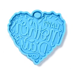 Mother's Day Theme DIY Pendant Silicone Molds&nbsp;DIY-P053-07
